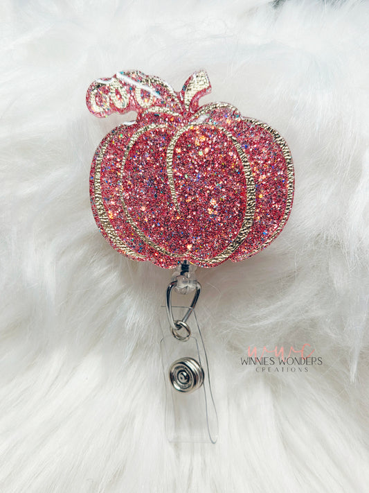 Cute Pumpkin Badge Reel