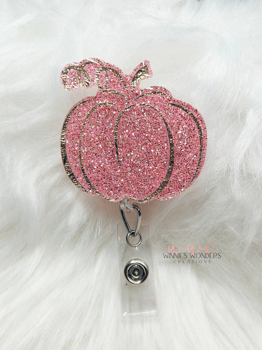 Cute Pumpkin Badge Reel