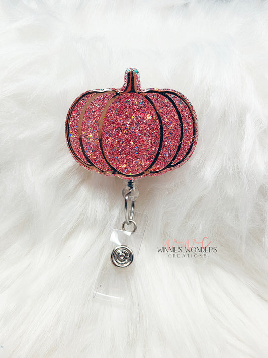 Pumpkin Badge Reel