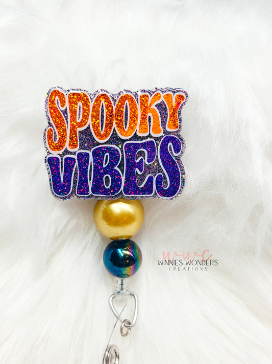 Spooky Vibes Badge Reel