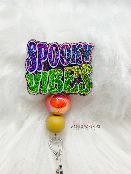 Spooky Vibes Badge Reel