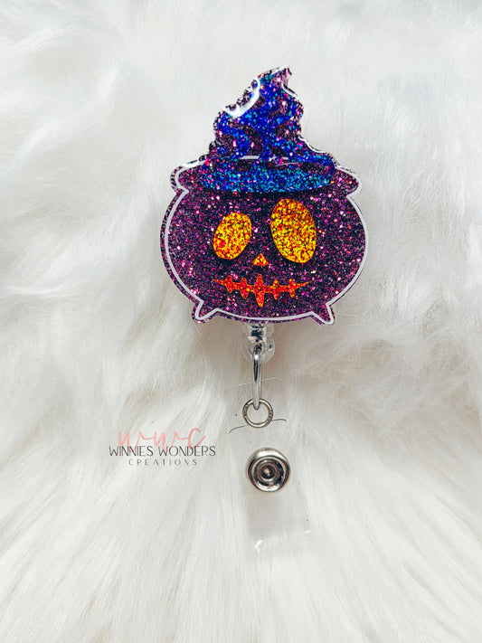 Smokey Cauldron Badge Reel