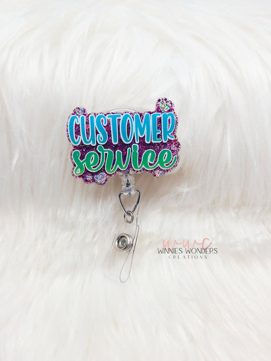 Customer Service Badge Reel