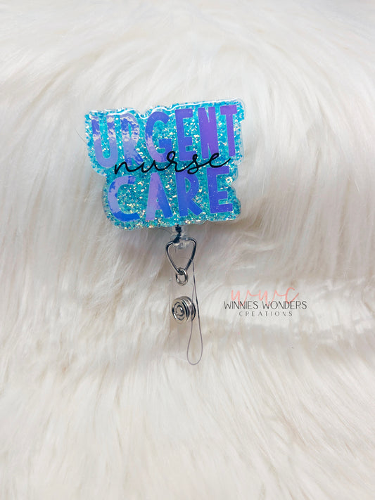 Urgent Care Nurse Badge Reel