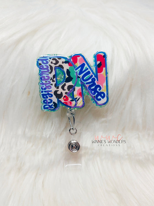 Registered Nurse Badge Reel