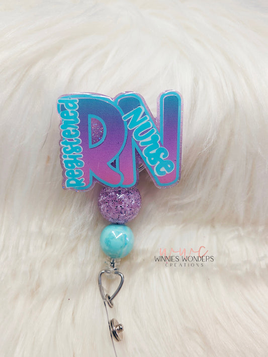 Registered Nurse Badge Reel