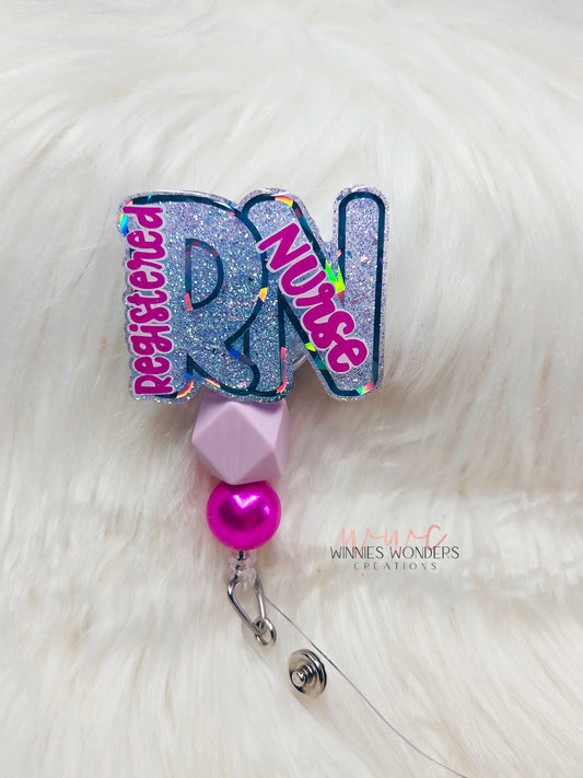 Registered Nurse Badge Reel