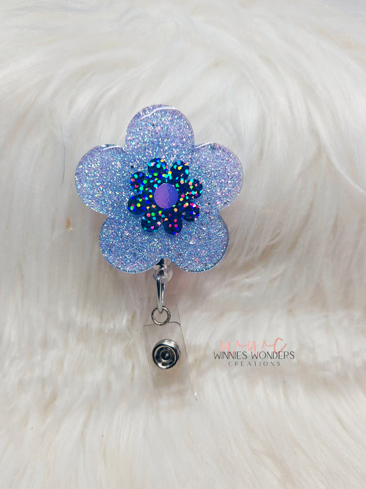 Bubbly Flower Badge Reel