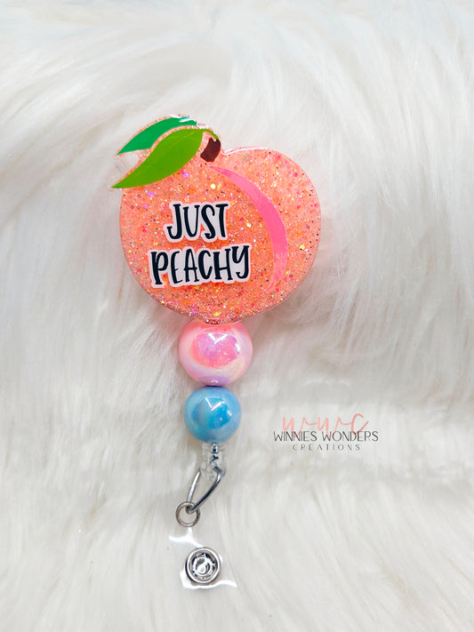Just Peachy Badge Reel