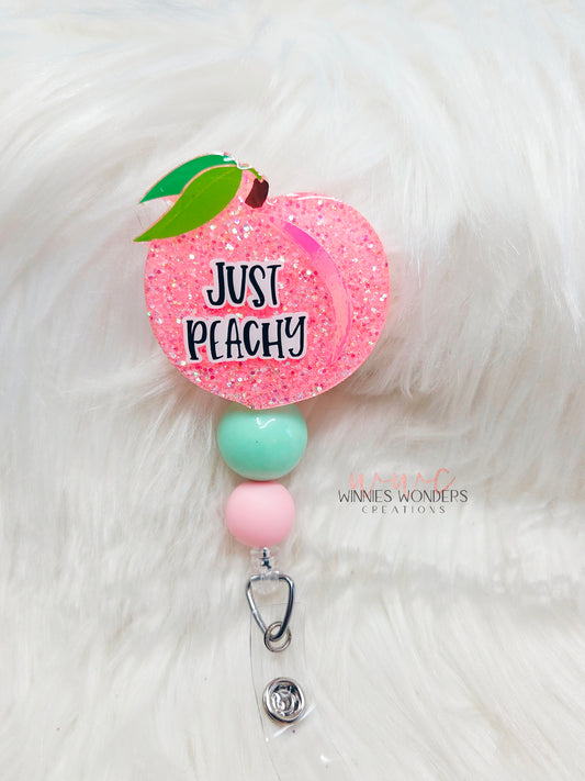 Just Peachy Badge Reel