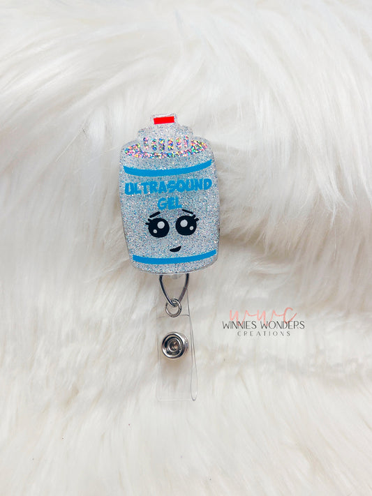 Ultrasound Gel Badge Reel