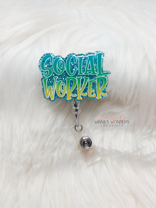 Social Worker Badge Reel