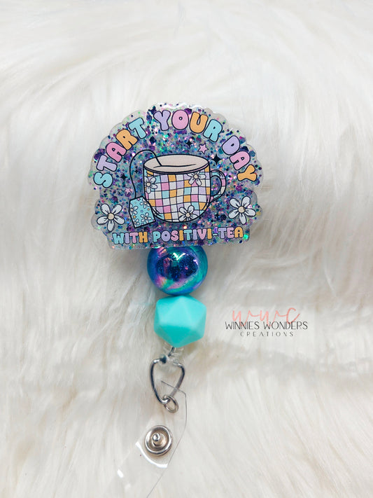 Positivi-Tea Badge Reel