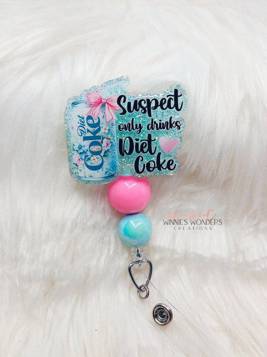 Suspect only drinks DC Badge Reel