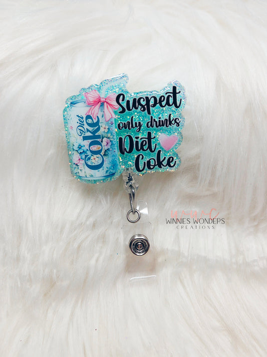 Suspect only drinks DC Badge Reel