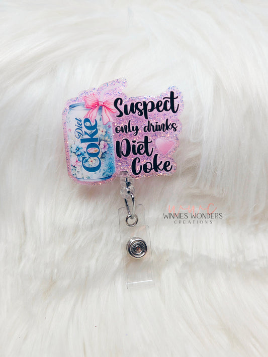 Suspect only drinks DC Badge Reel