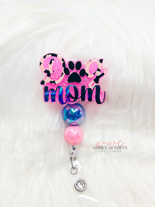 Dog Mom Badge Reel
