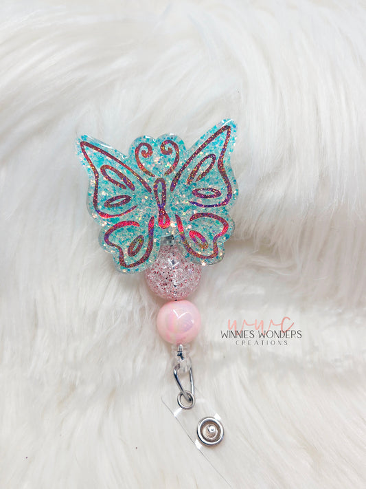 Butterfly Badge Reel
