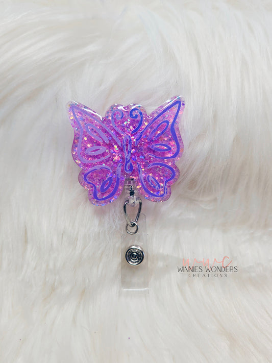 Butterfly Badge Reel