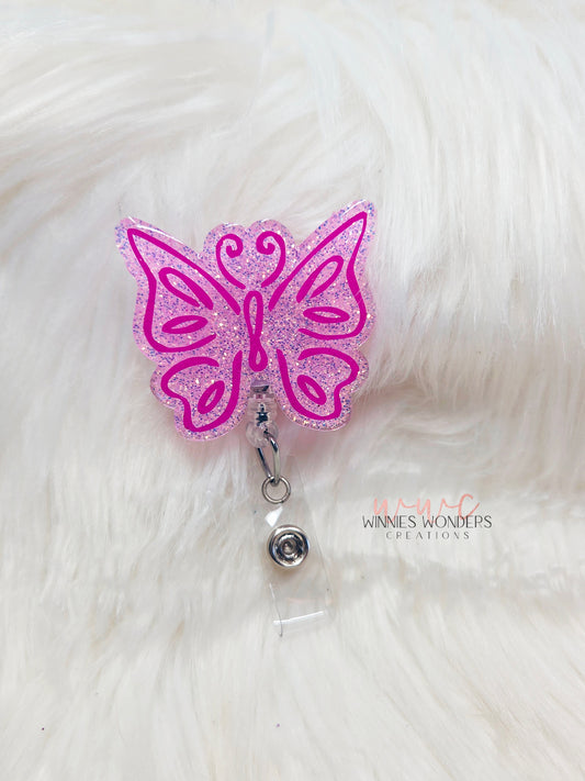 Butterfly Badge Reel