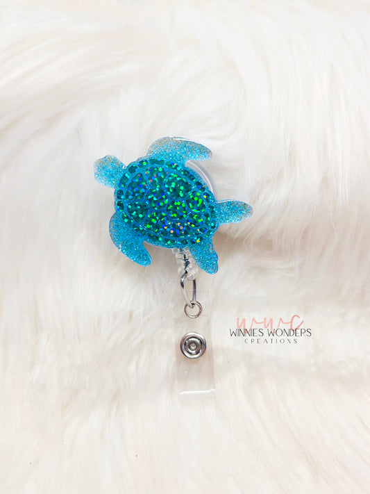 Sea Turtle Badge Reel