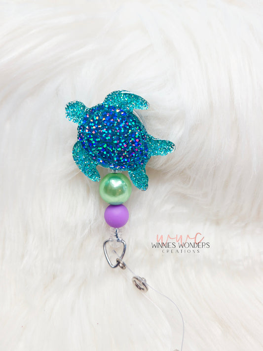 Sea Turtle Badge Reel