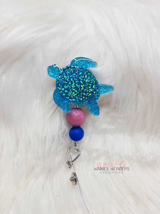 Sea Turtle Badge Reel