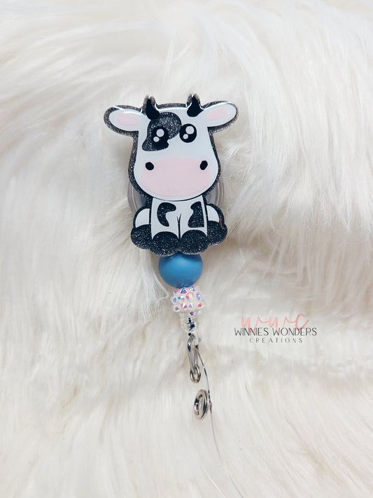 Cow Badge Reel