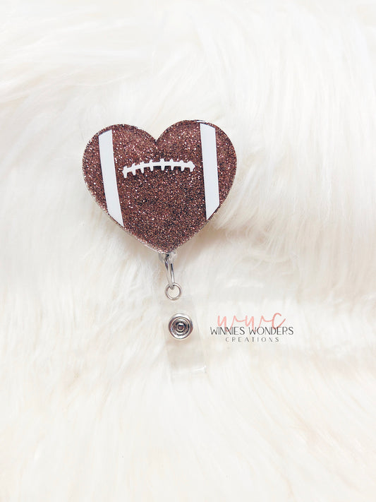 Football Heart Badge Reel