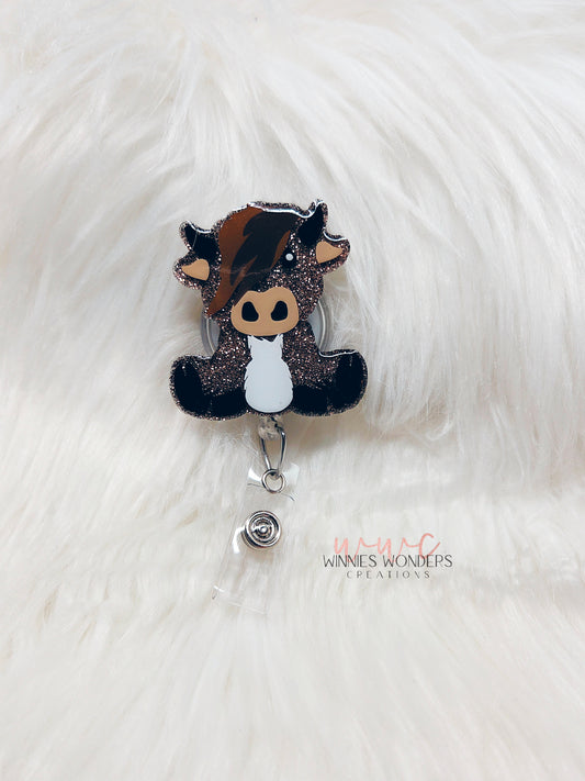 Highland Cow Badge Reel
