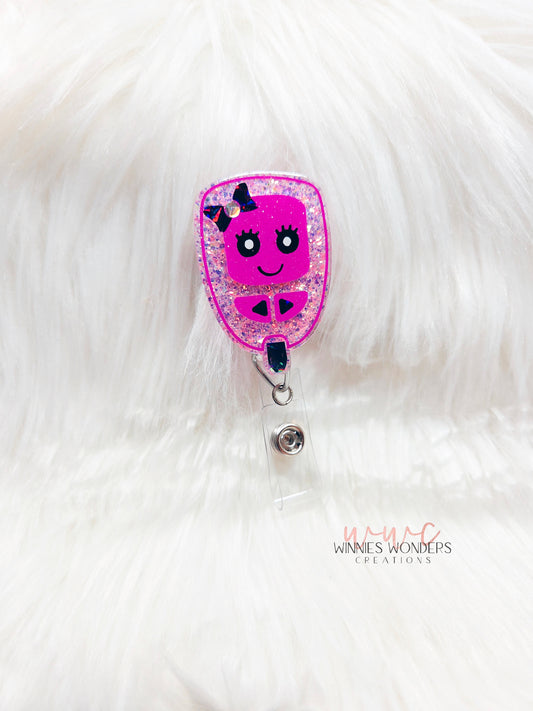 Glucose Meter Badge Reel