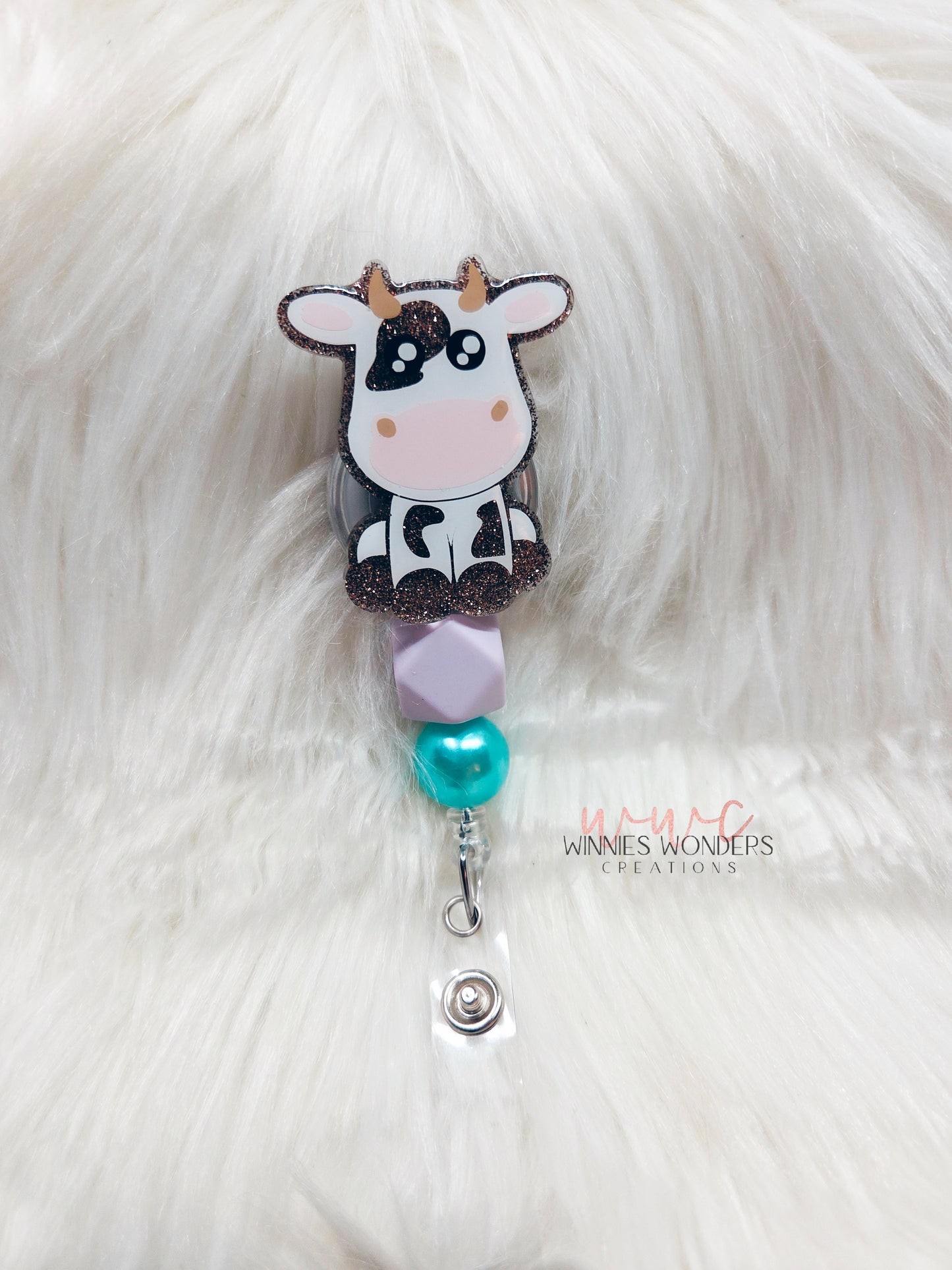 Cow Badge Reel