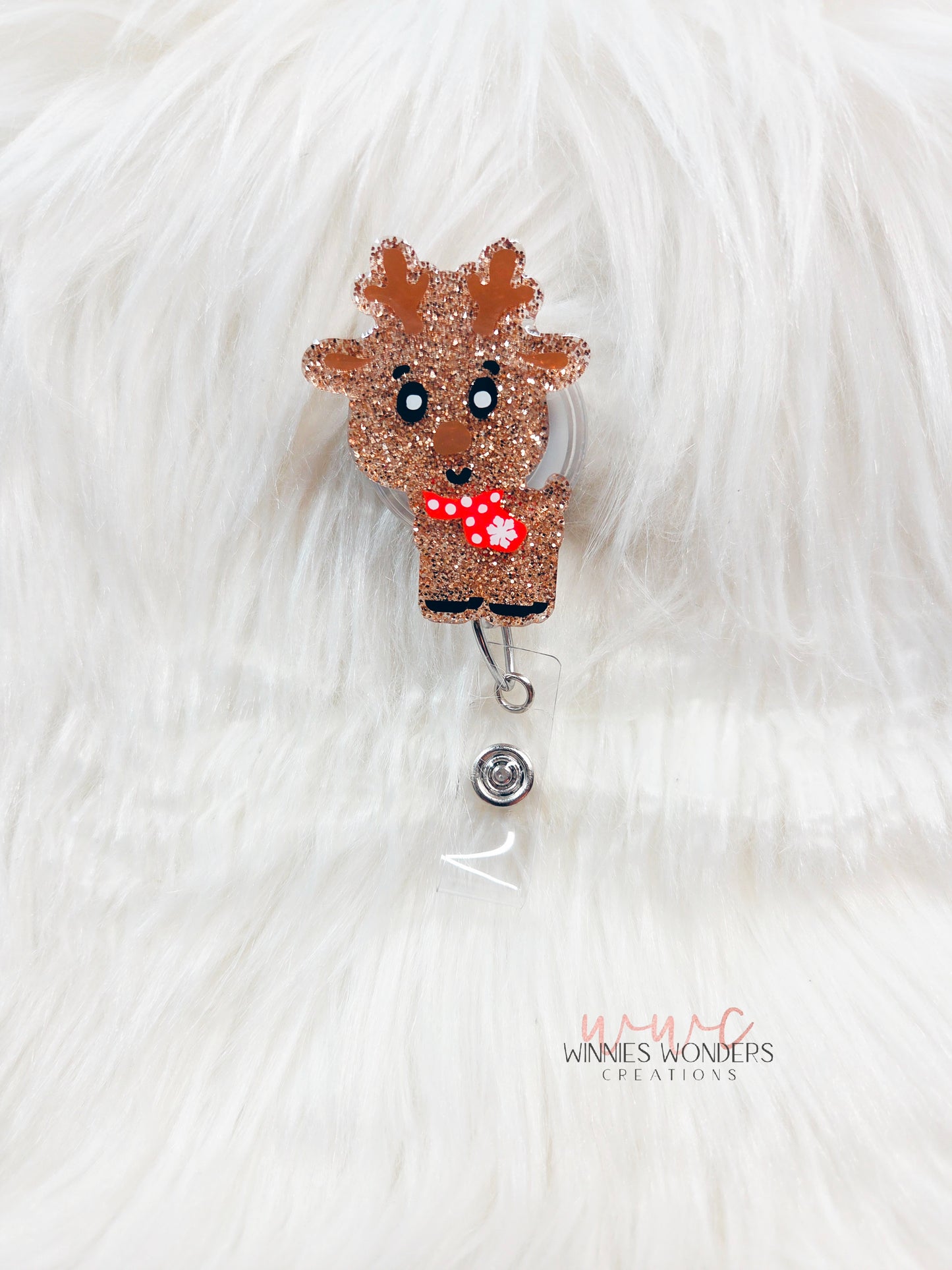 Reindeer Badge Reel