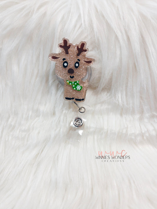 Reindeer Badge Reel