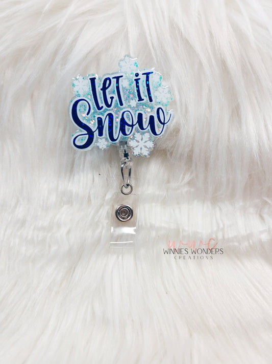Let it snow Badge Reel