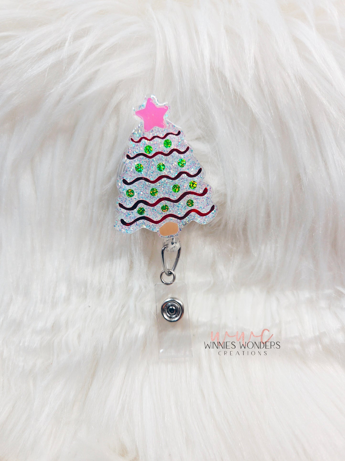 Christmas Tree Badge Reel