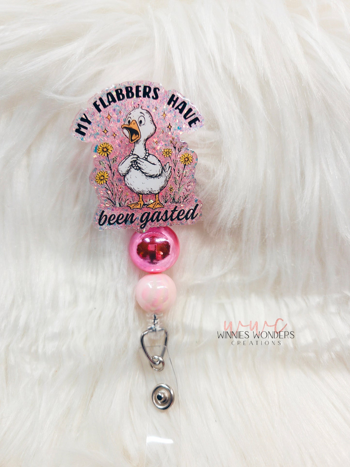 Flabbers are gasted Badge Reel