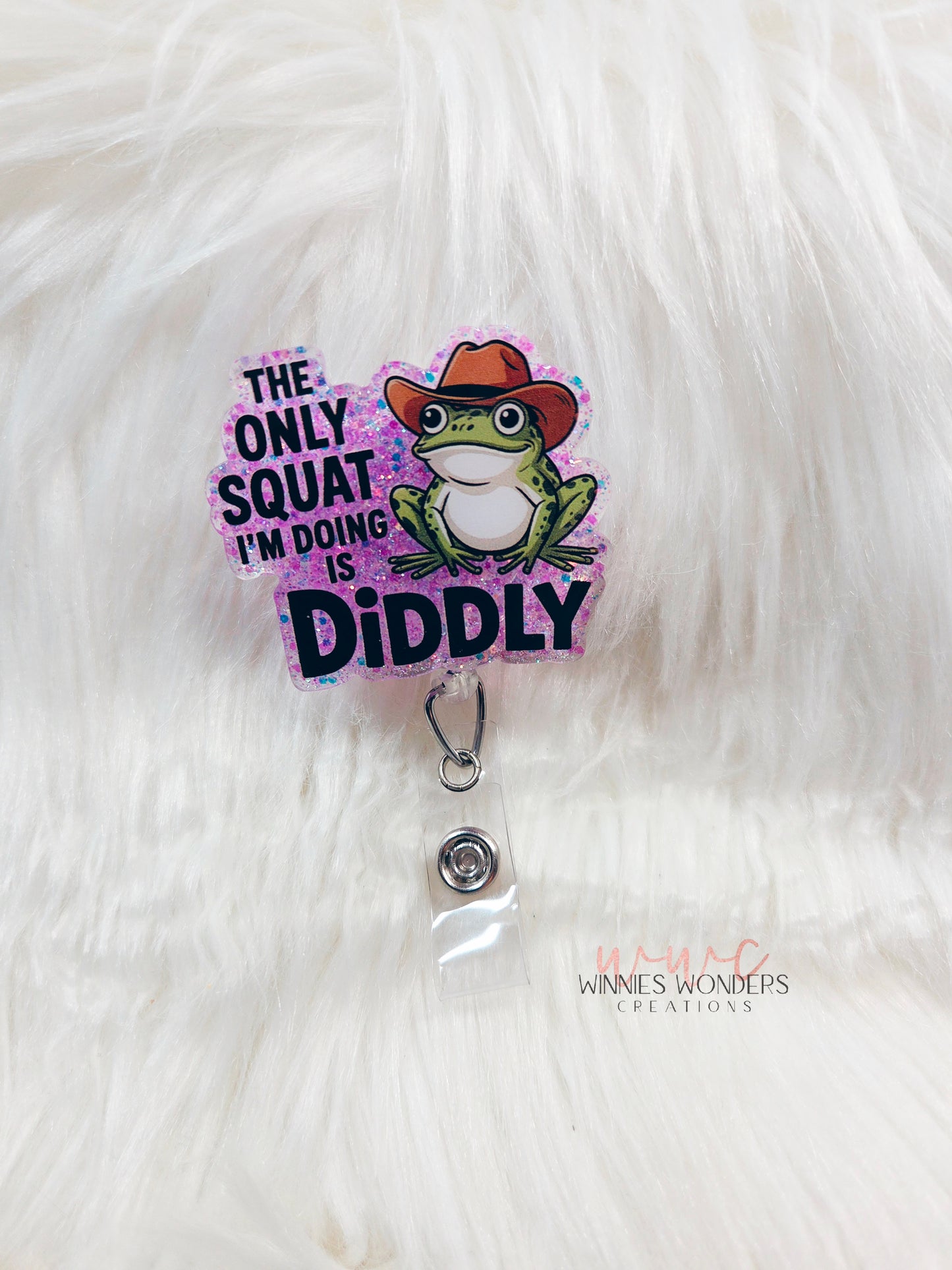 Diddly Squat Badge Reel