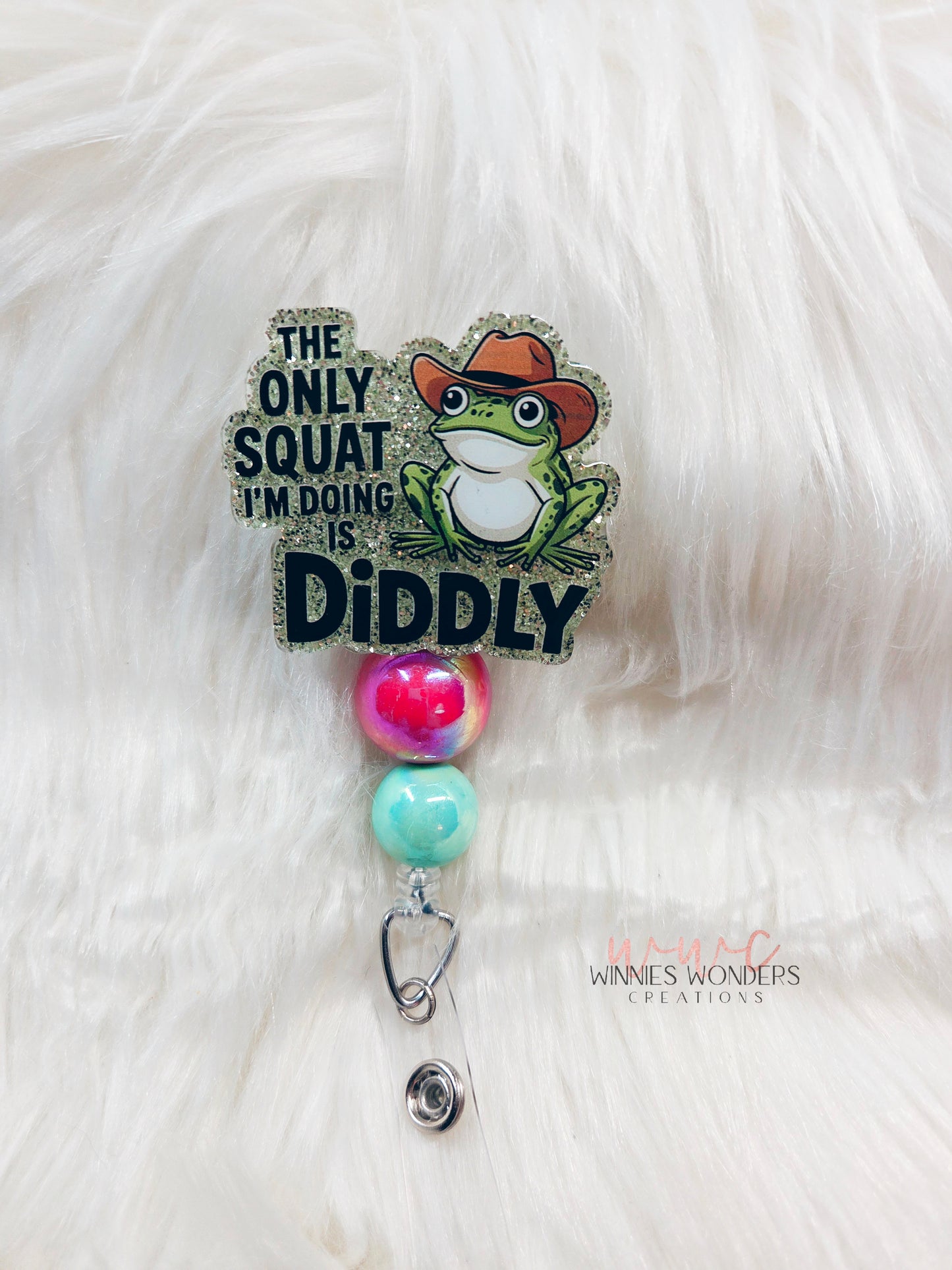 Diddly Squat Badge Reel