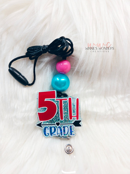 5th Grade Teacher Lanyard