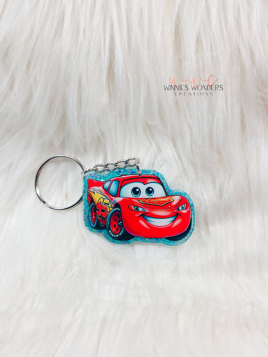 Race Car Keychain