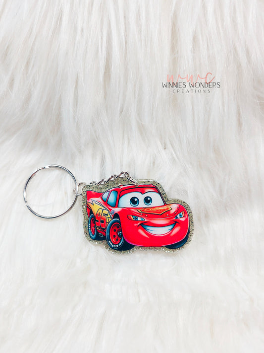 Race Car Keychain