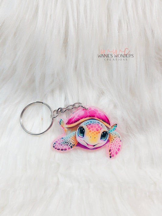 Cute sea turtle Keychain