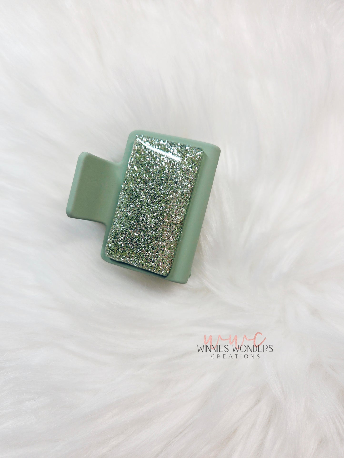 Sage Green Small Hair Clip