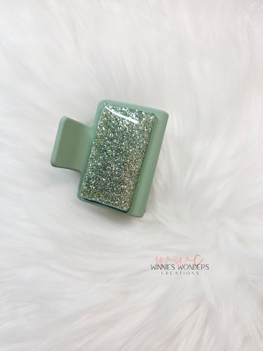 Sage Green Small Hair Clip