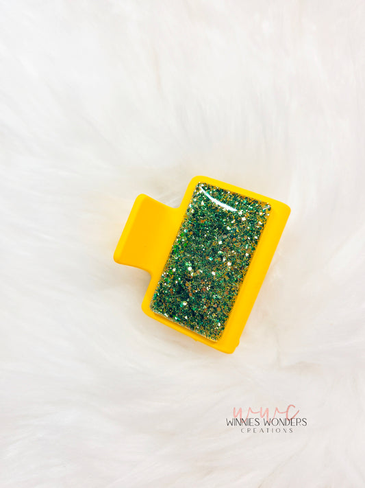 Green/yellow Small Hair Clip