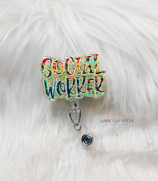 Social Worker Badge Reel