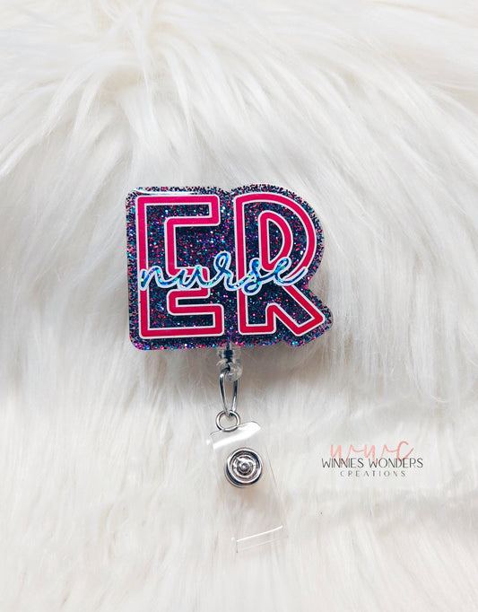 ER Nurse Badge Reel