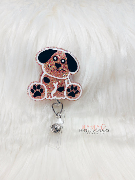 Dog Badge Reel