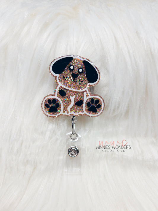 Dog Badge Reel